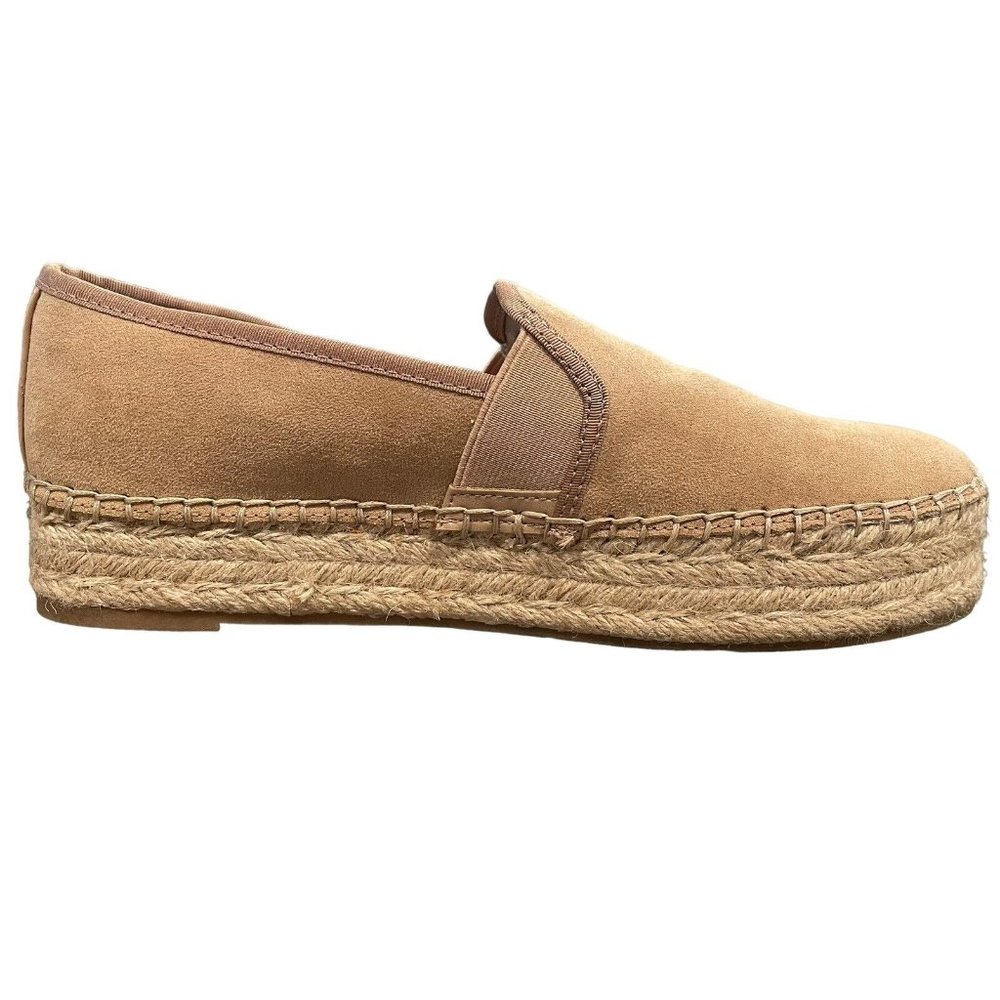 Circus by Sam Edelman Christina Brown Microsuede Espadrilles Shoes Womens 8.5